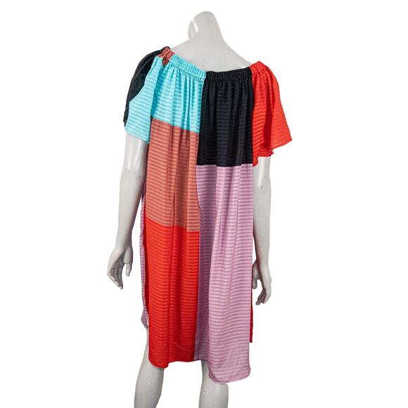 Mara Hoffman Women's Swim Lula Cover Up in Mesa Color Block Size Small - Picture 4 of 10